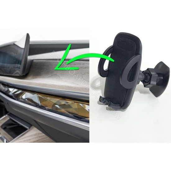 Dashboard phone mount holder for BMW X7 G07 (2023-up) - v1