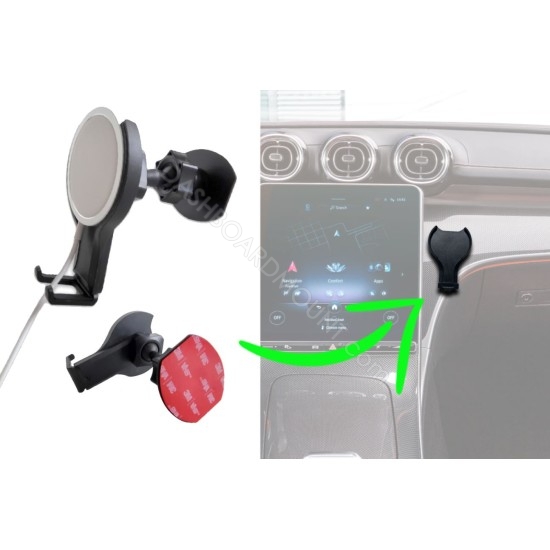 Mercedes E class C class  Apple Magsafe dash phone holder mount