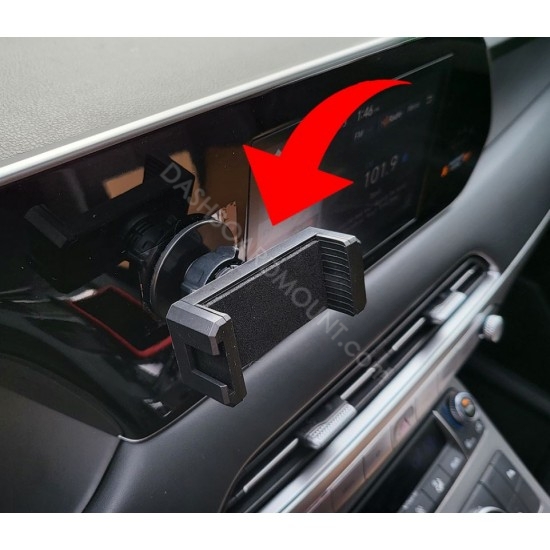 STICK ON car phone clamp mount 